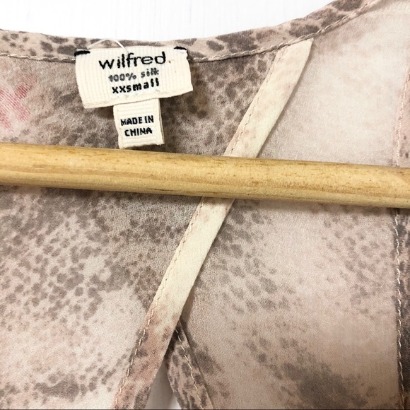 Wilfred Sheer Snake Print Mini Dress - Picture 3 of 7